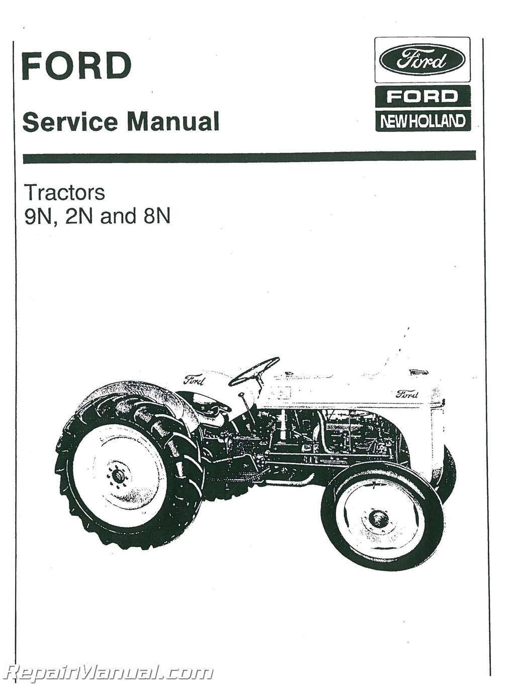 Ford 2N 8N and 9N Tractor Service Manual