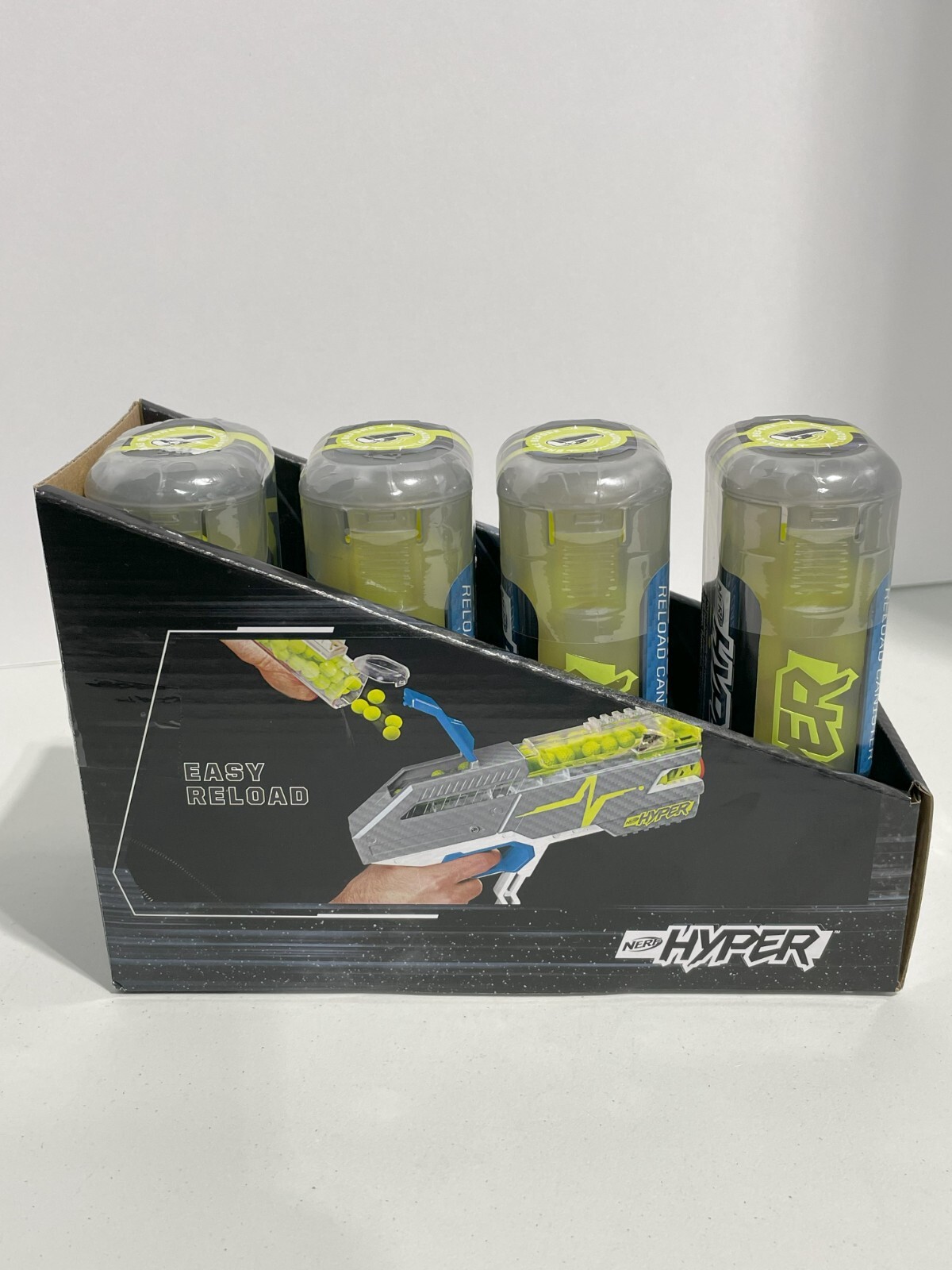 Nerf Hyper 50-Round Refill Reload Canister - 4 Pack Rounds [Total Rounds = 200]