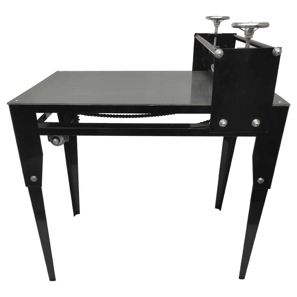 Single Axis Ceramic Clay Plate Machine Slab Roller Clay Press 33.8X20 Adjustable