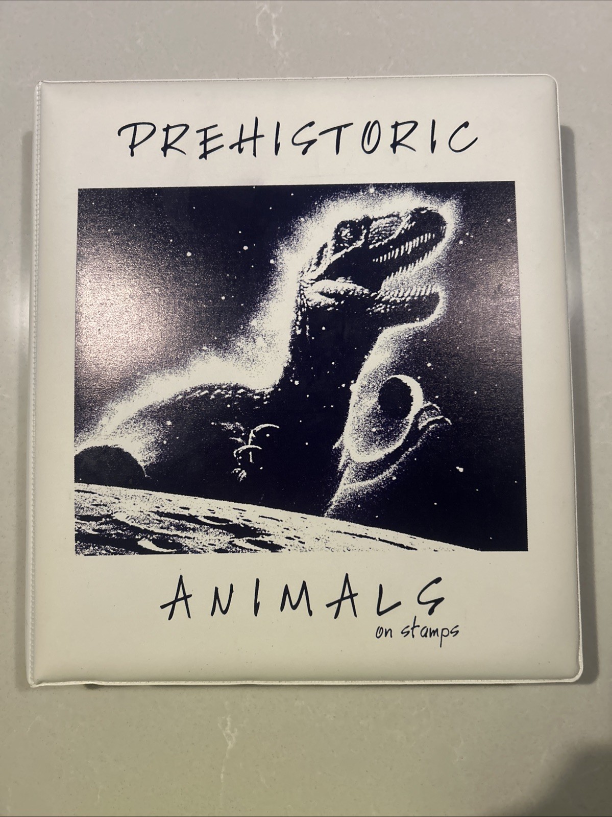 Prehistoric Animals On Stamps Stamp Book COMPLETED WITH STAMPS!
