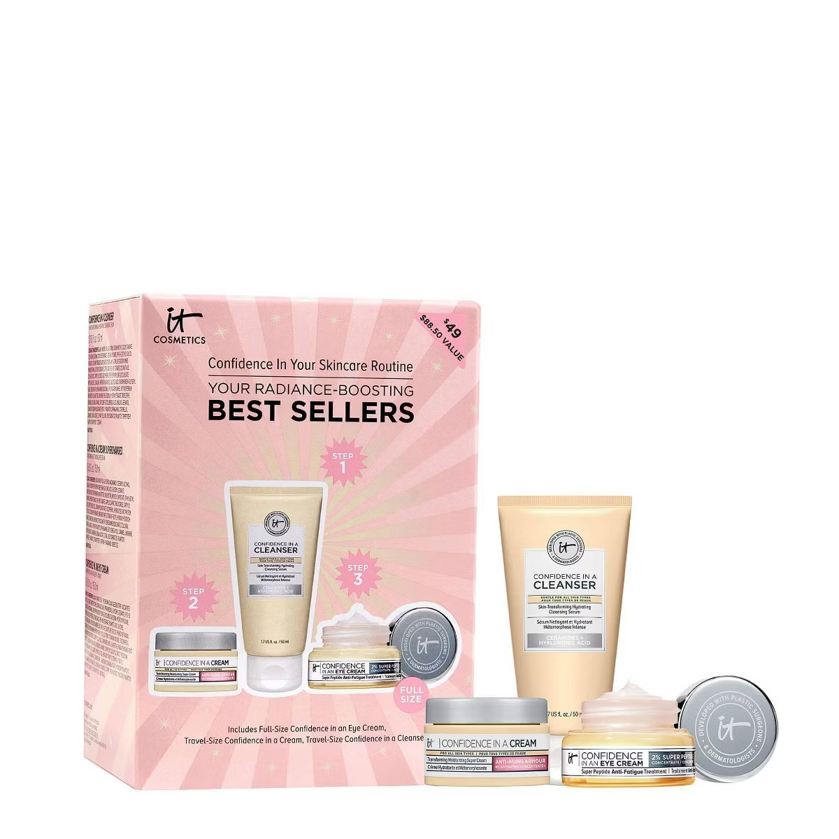 IT Cosmetics Confidence in Your Skincare Routine BEST SELLERS 3 Pcs Set