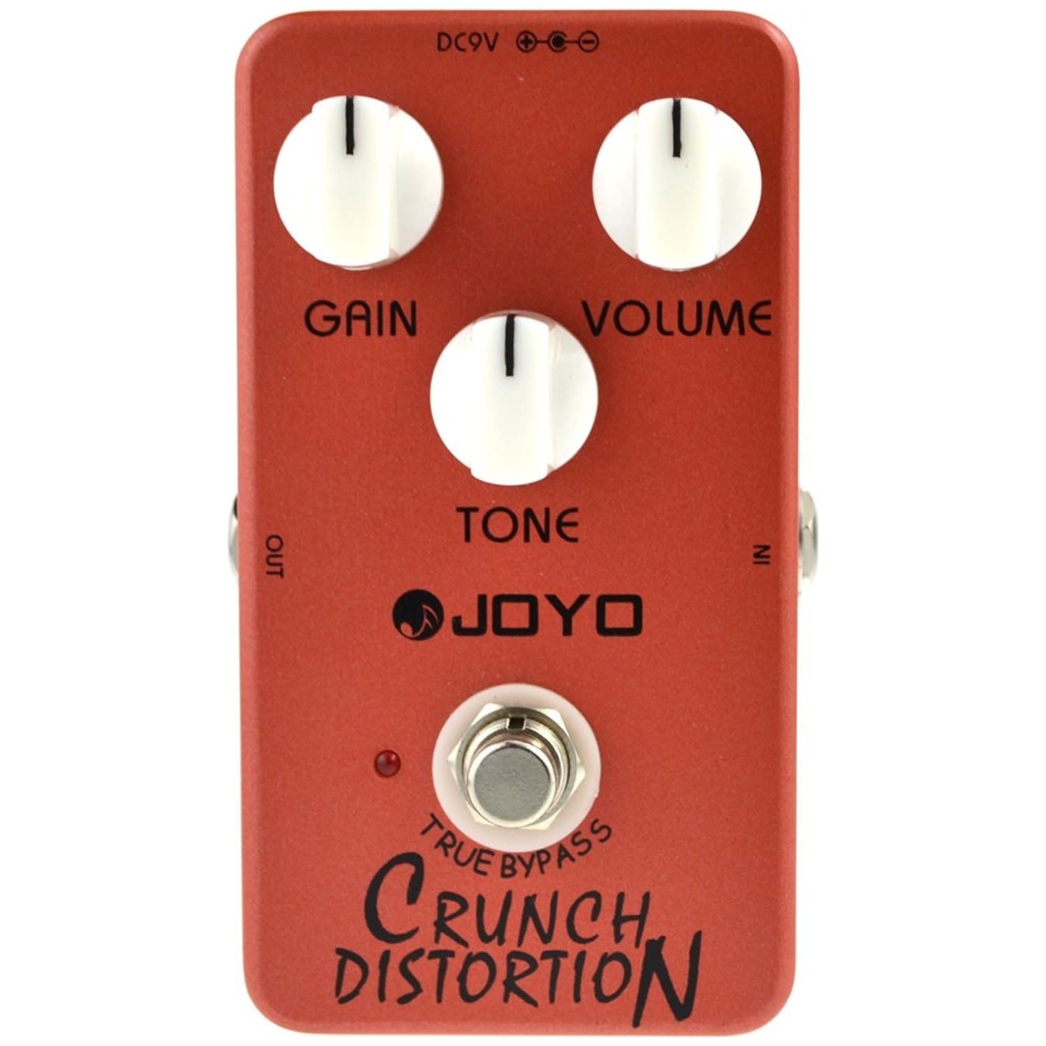 Joyo JF-03 Crunch Distortion Pedal w/ 2 Patch Cables