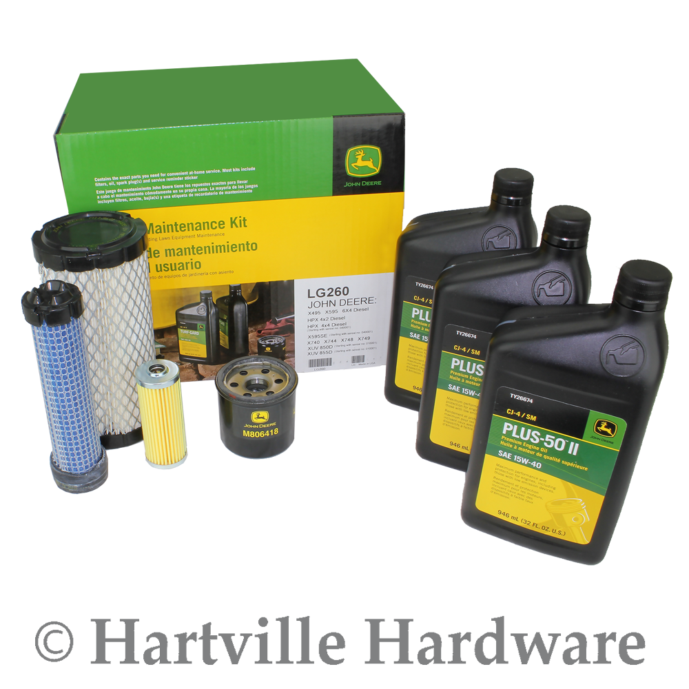 John Deere Original Equipment Home Maintenance Kit #LG260