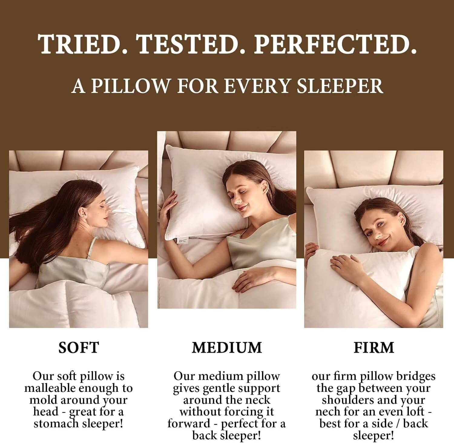 Goose down Feather Pillows Queen Size Hotel Collection Bed Pillows..............