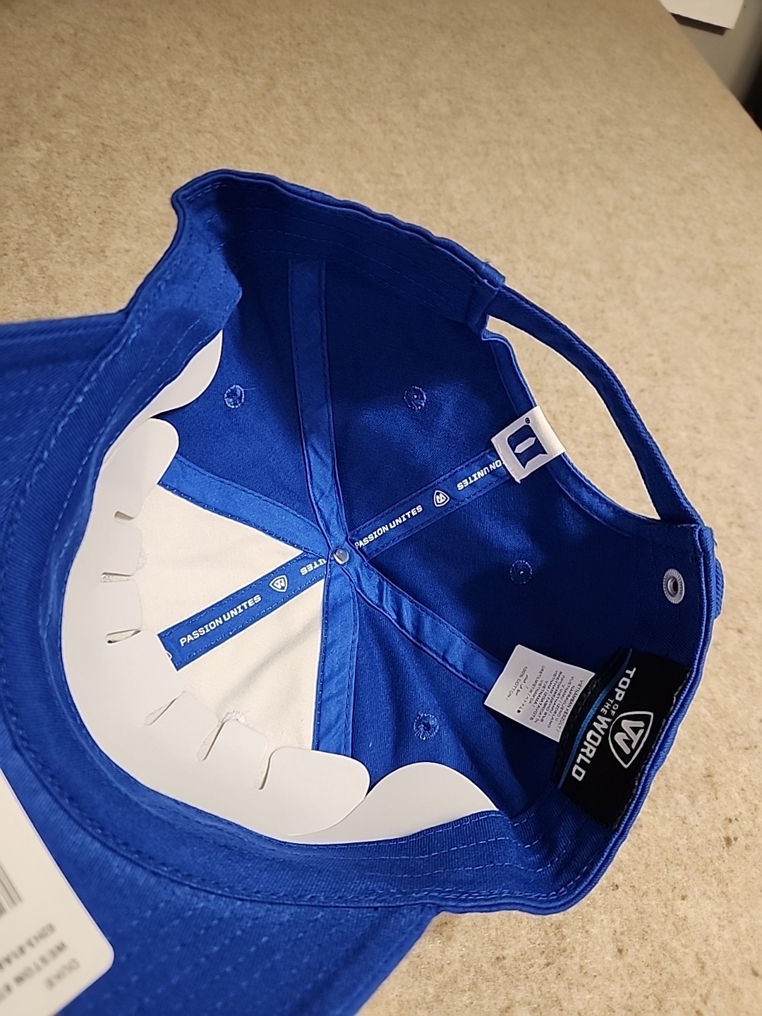 NWT Duke Blue Devils Top Of The World Strapback Heritage Weston adjust hat/cap