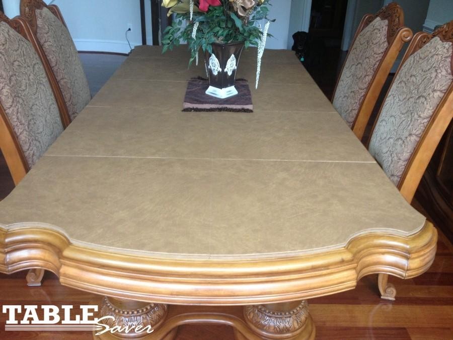 BONE WHITE SOLID NEW CUSTOM DINING TABLE PADS KITCHEN MAGNET PROTECT COVER TOP