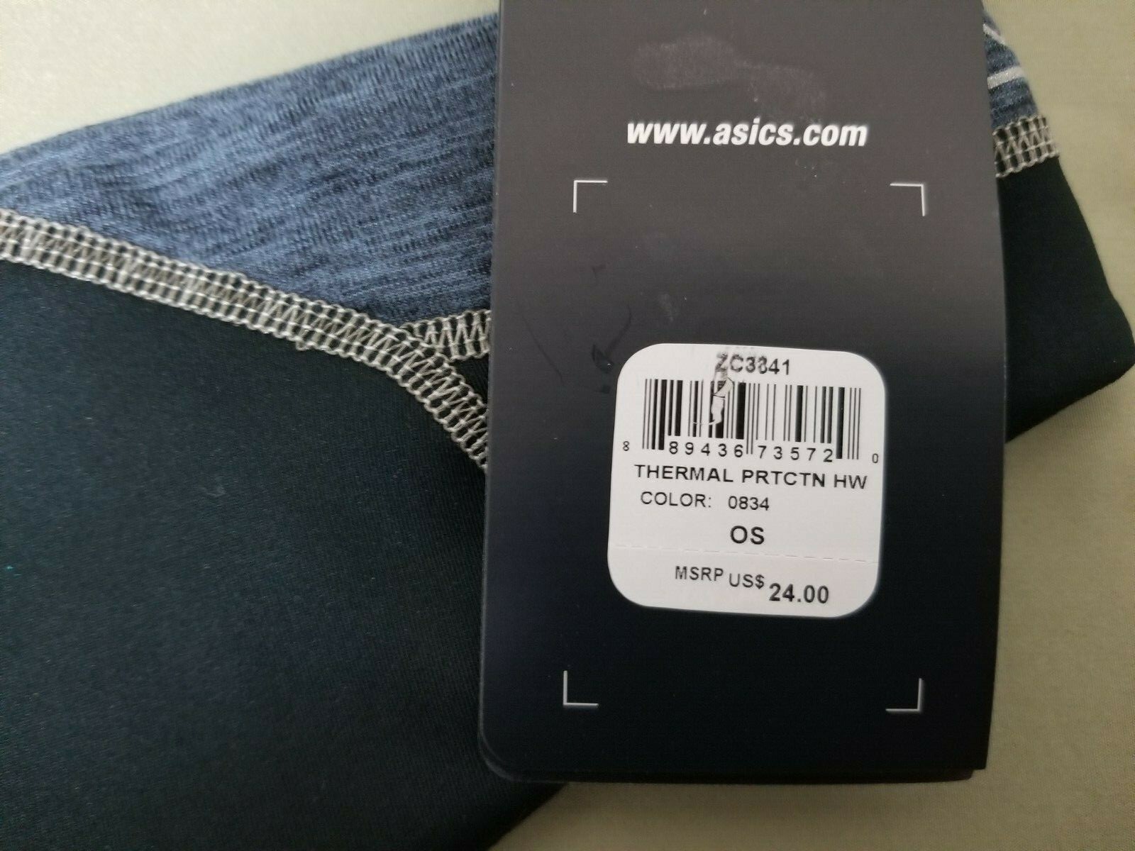 New Asics Thermal Ear Warmer Headband..