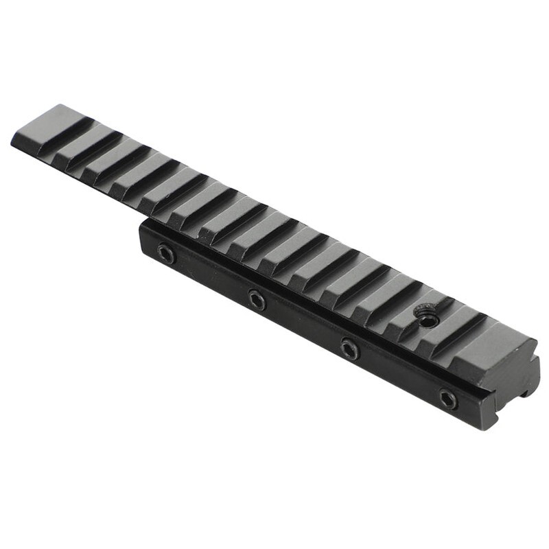 Dovetail to Picatinny Rail Adapter Mount for Henry Arms .22 Lever Action Rifle