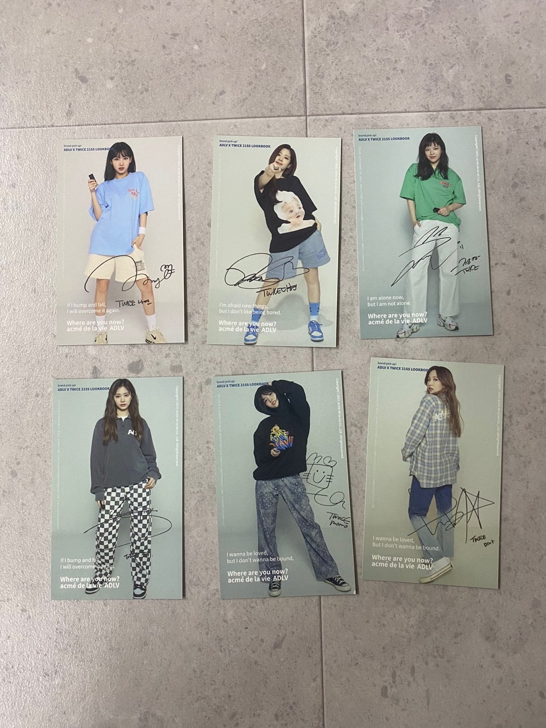 twice 트와이스 x ADLV Snap Card Photocard  photo card v1 ver 1 (choose ur member )