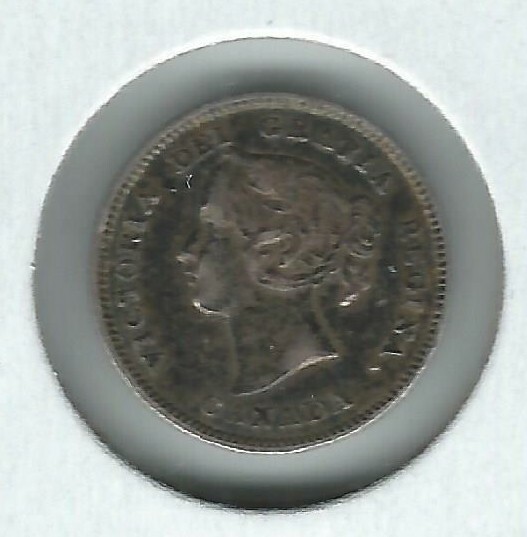 Canada 1901 Five Cents XF
