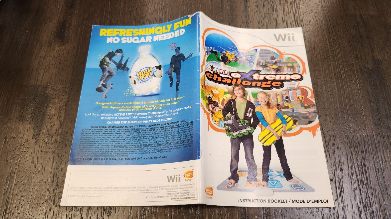 Active Life Extreme Challenge Nintendo Wii Manual