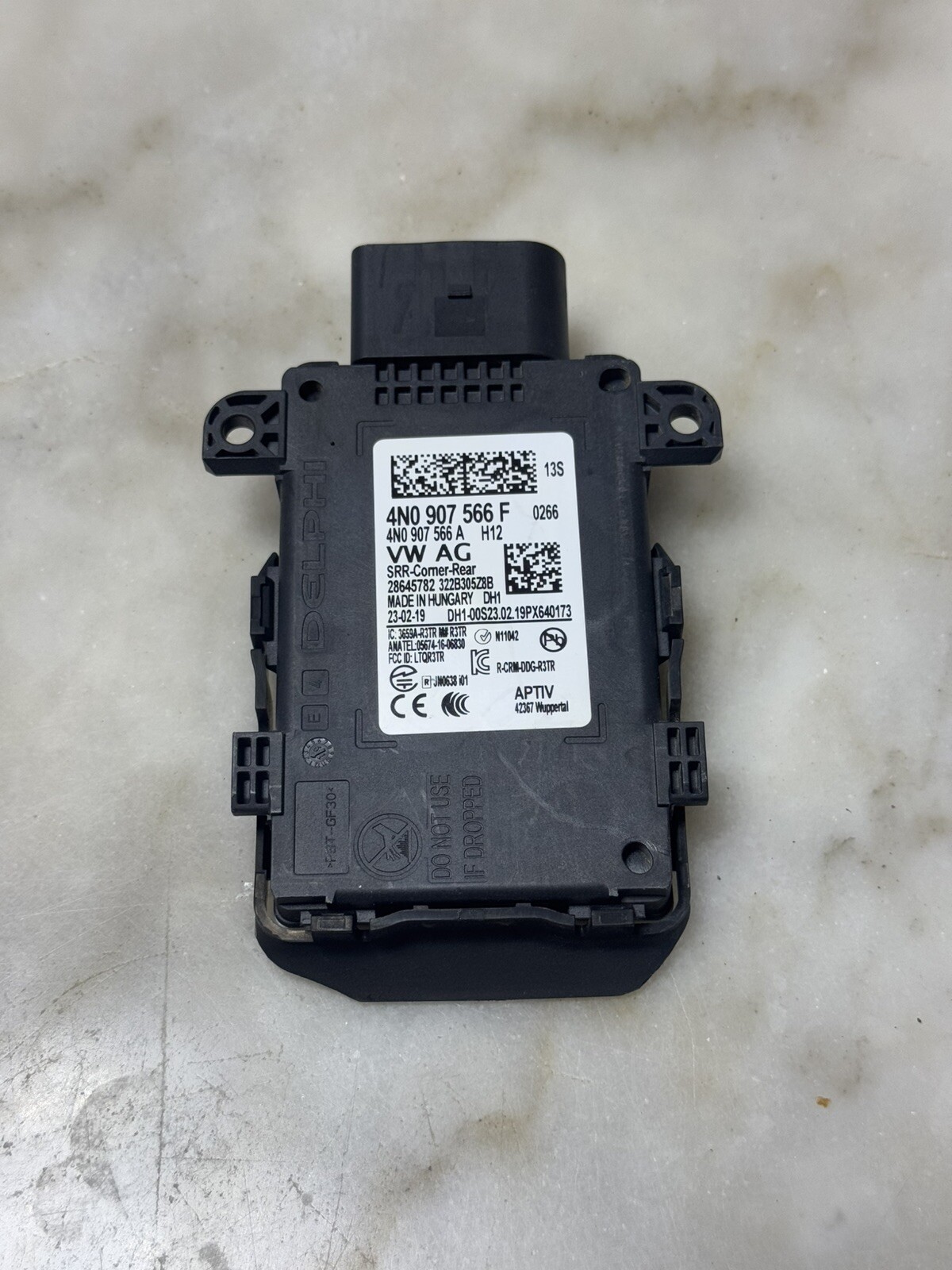 2019-2021 AUDI A6 A7 S6 S7 Q7 Q8  REAR BLIND SPOT CONTROL MODULE OEM 4N0907566F