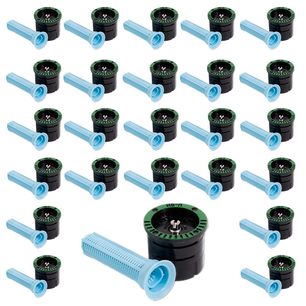 (25) Rain Bird U8H Half-Circle Dual-Orifice Spray Nozzle 8' High Efficiency 180°
