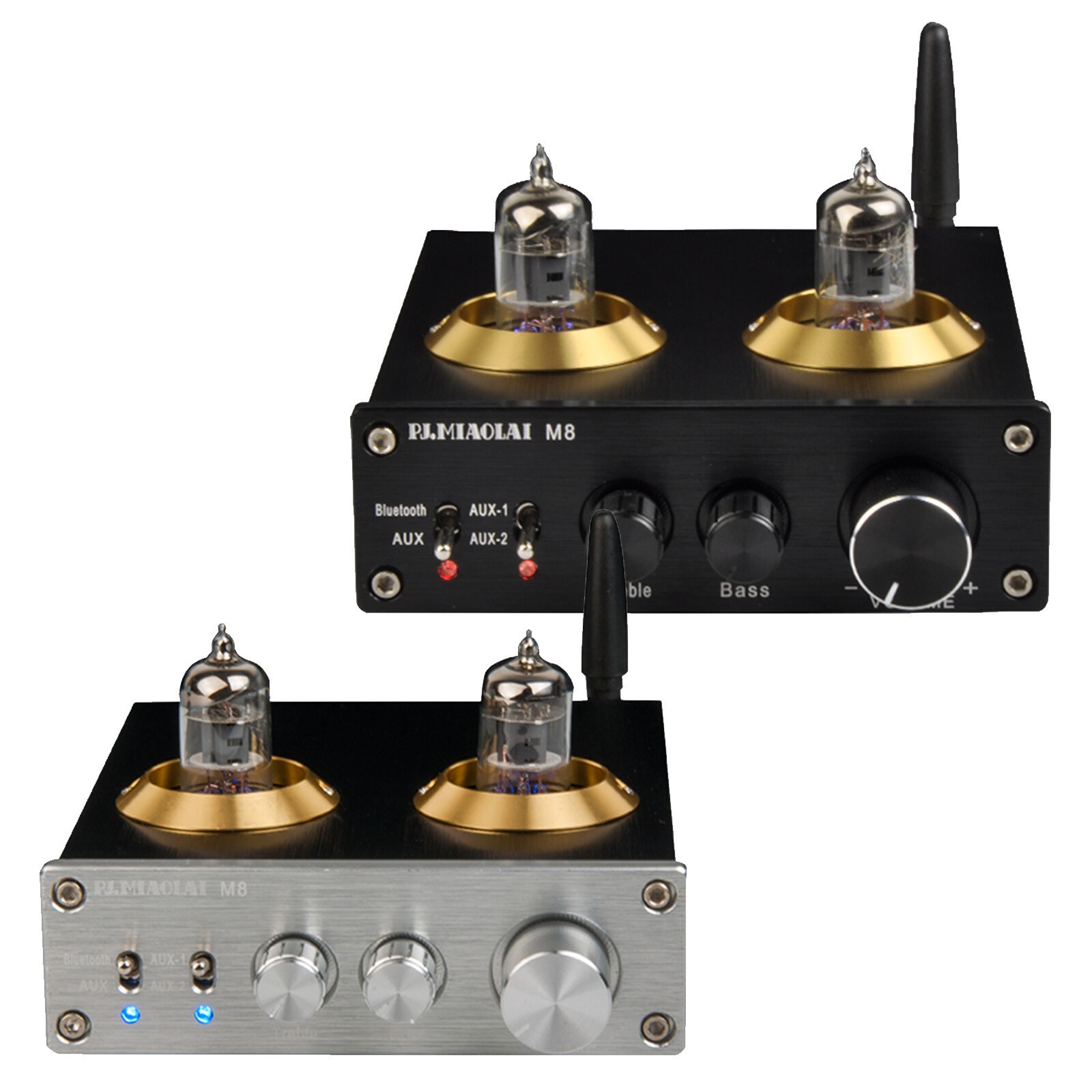 PJ.MIAOLAI M8 HiFi Power Bluetooth 6k4 Electron Tube Digital Amplifier TPA3116