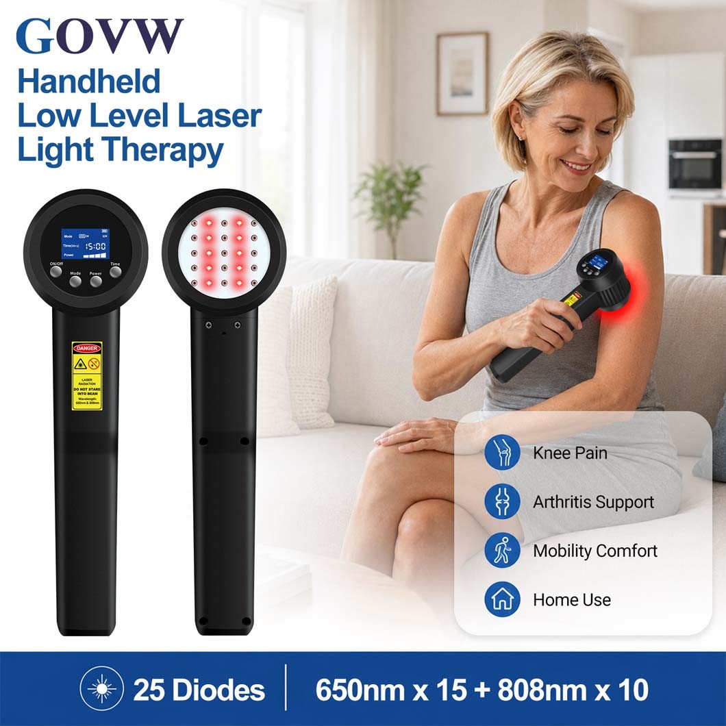 Professional Cold Laser Therapy Machine Dual Wave Infrared Recovery Device Home