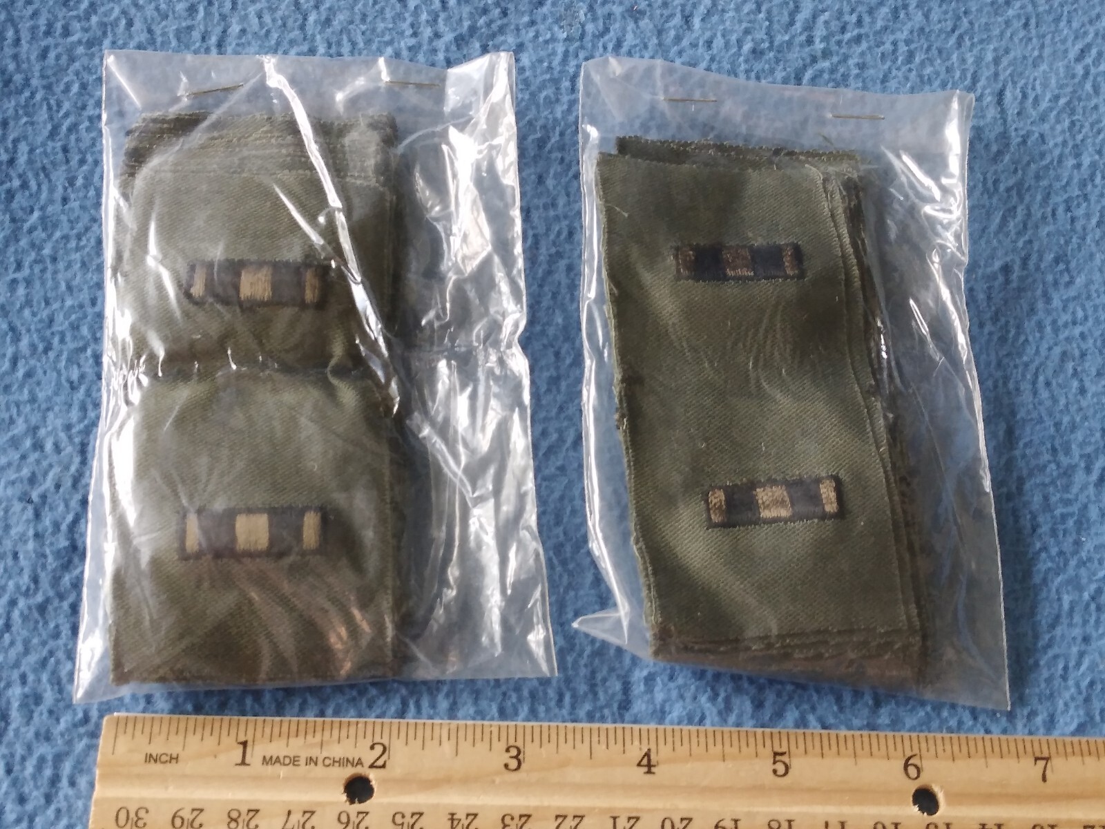 BUNDLE OF 24 PAIRS - VIETNAM ERA - WARRANT OFFICER 02  Sew-On Patches - NEW