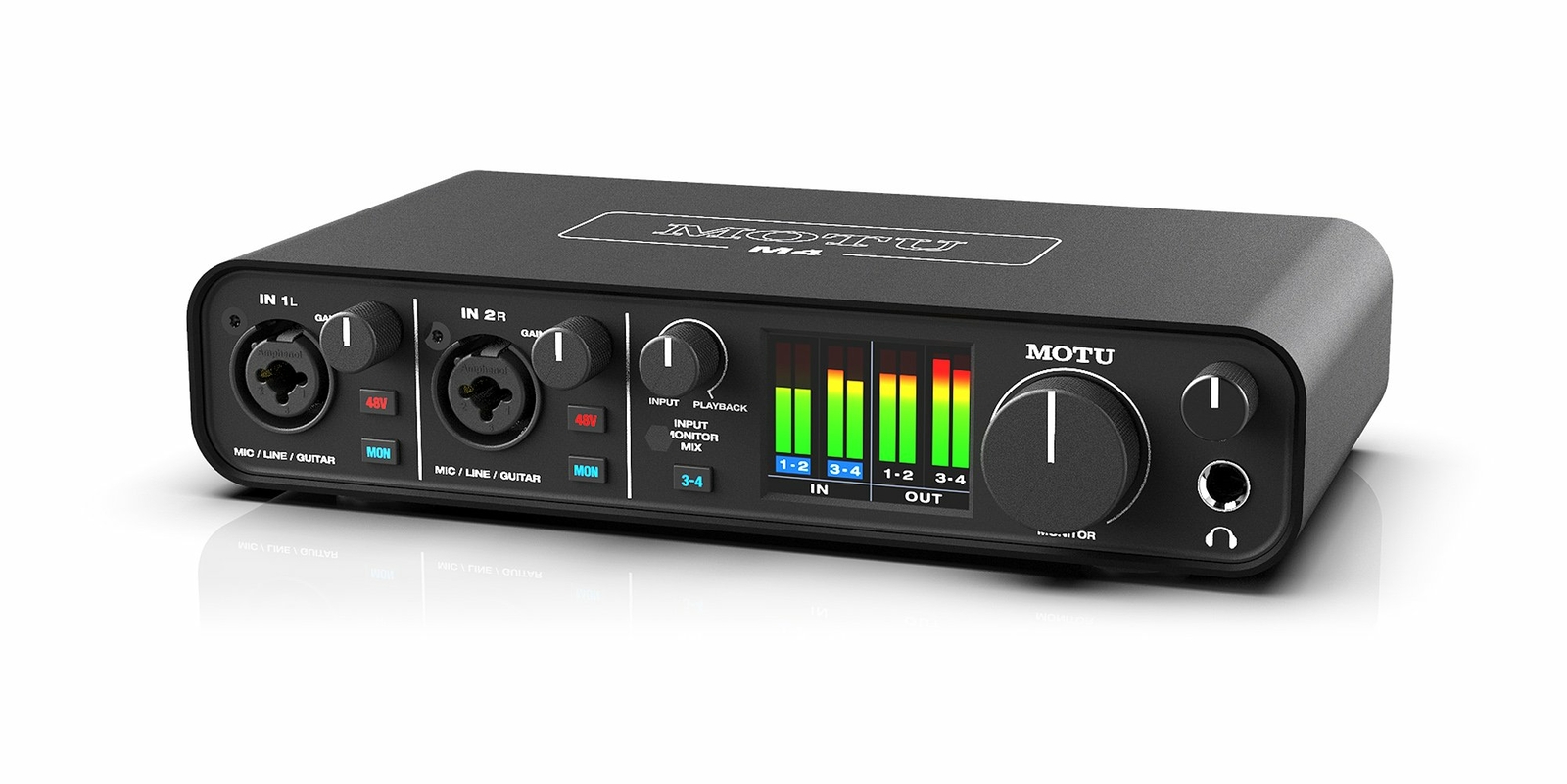 MOTU M4-MOTU 4x4 USB-C Bus-Powered Audio Interface