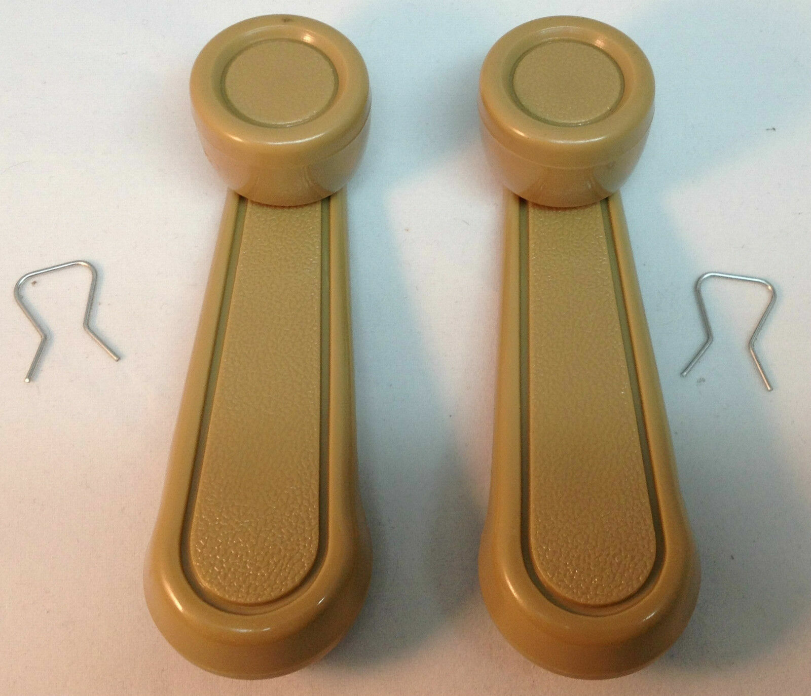 PAIR Toyota Tacoma T100 Pickup Corolla Window Crank Lever Handle colors Beige)