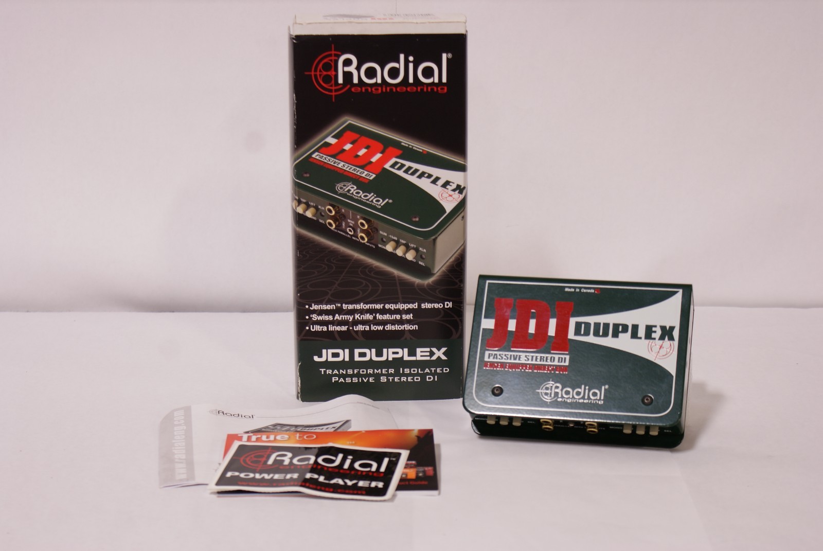 Radial JDI Duplex - 2 channel Passive Direct Box Free Shipping!!