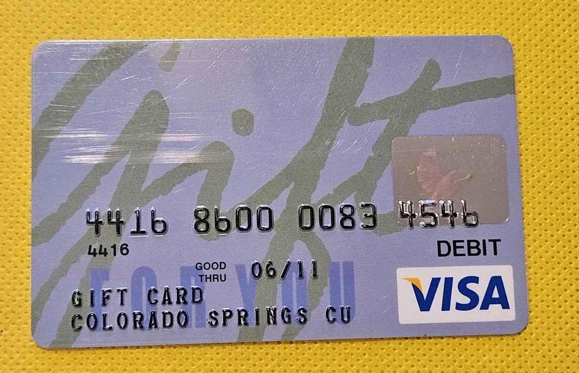 Visa Credit Card ~Exp 2011~our item #CCB109