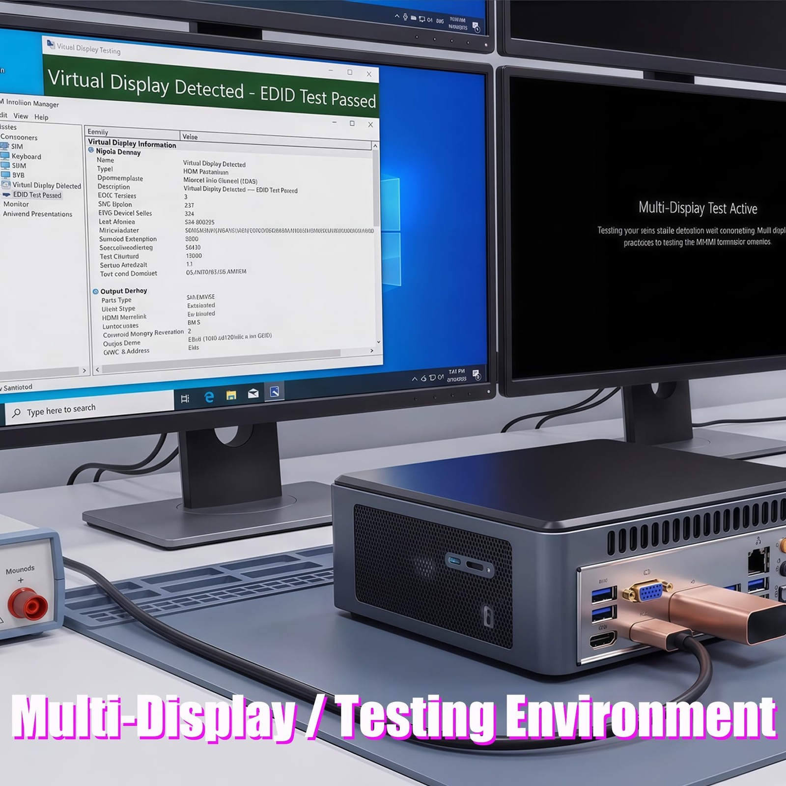 HDMI 2.1 Dummy Plug 4K@120Hz Virtual Display Emulator, Headless Adapter, HDMI...