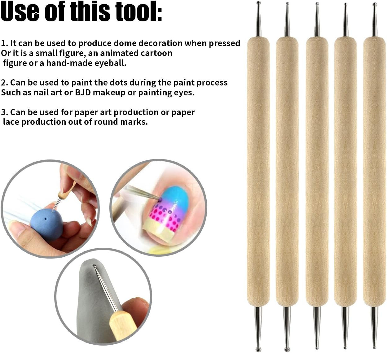 Clay Sculpting Tools Set 32pcs Pottery Carving Modeling Kit Professional