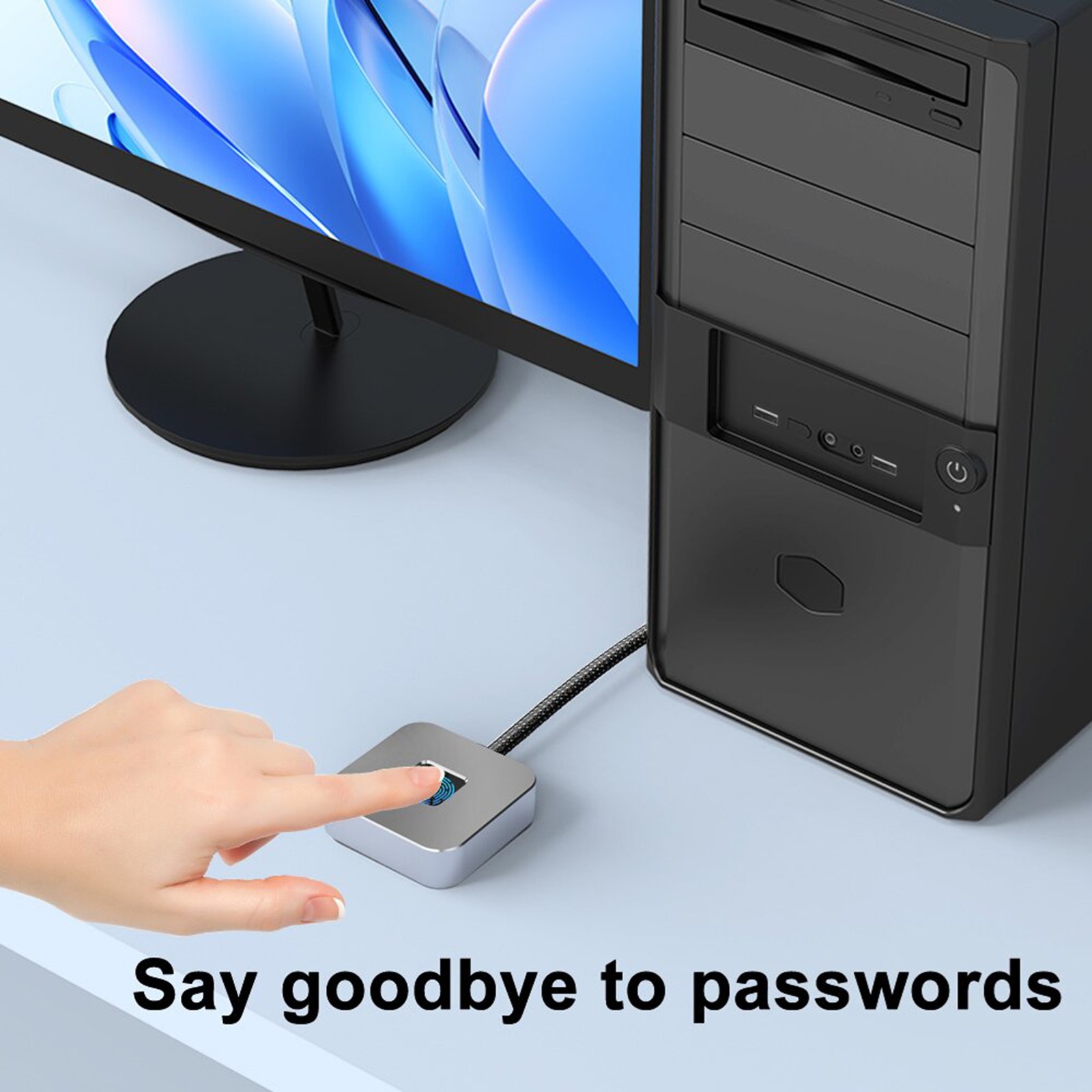 USB Fingerprint Reader Fast Recognition For PC 10 11 Easy To Use AP9