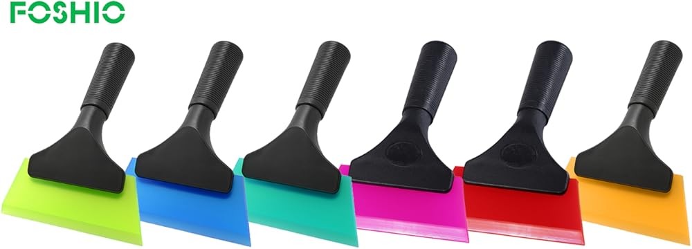 Small Squeee Inch Pink Rubber Blade Mini Wiper Window Tinting
