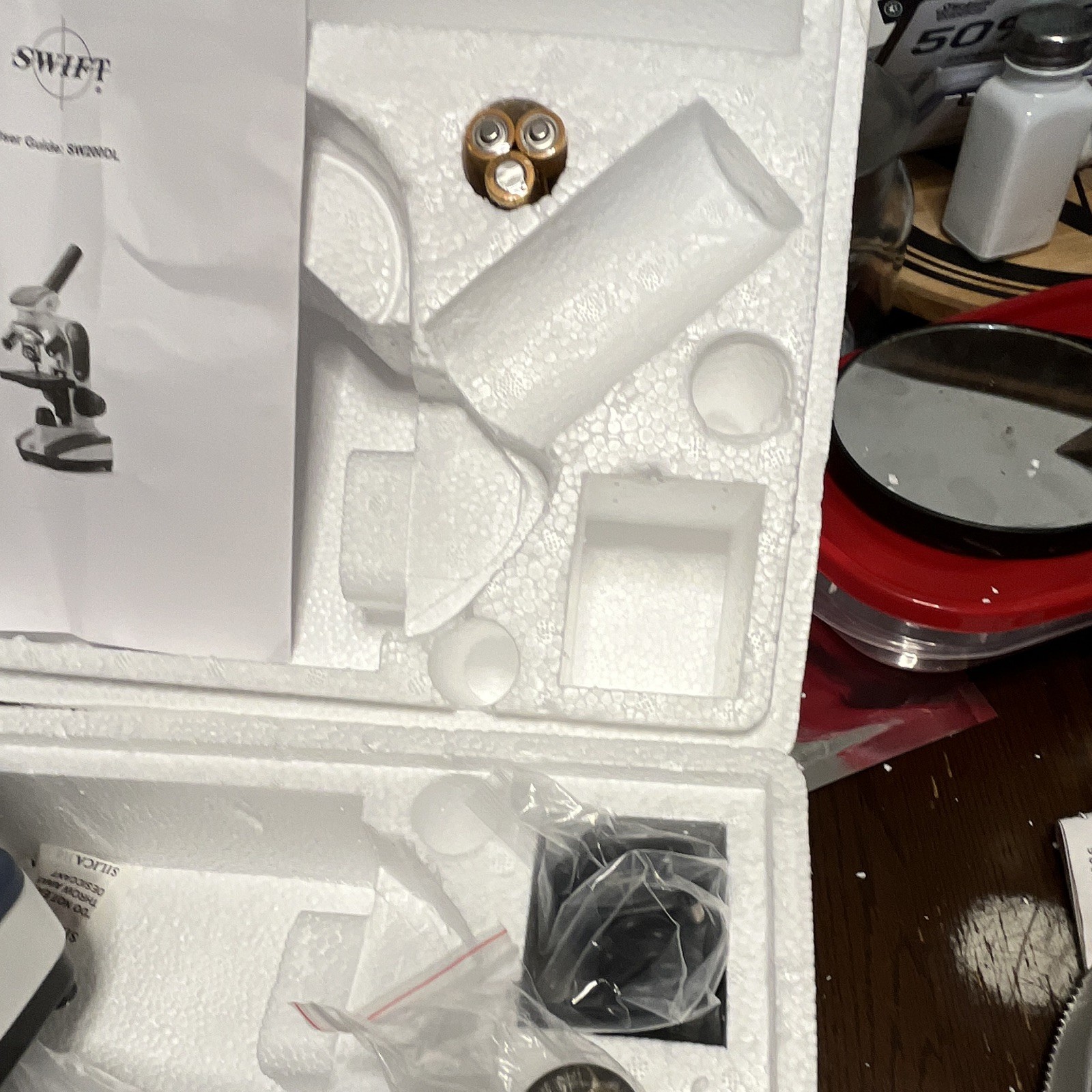 SWIFT Microscope Kit with Accessories and User Guide Manual, Ages 8-11