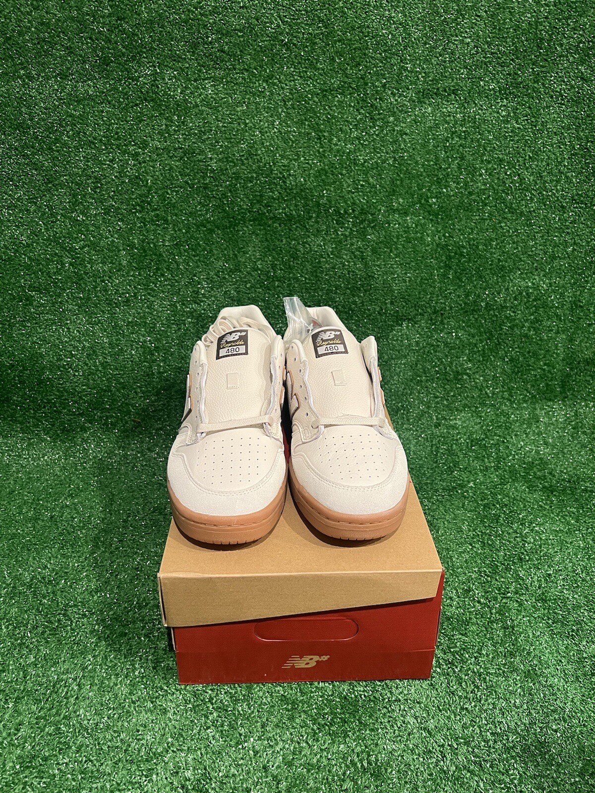 Size 13 - New Balance Numeric 480 Sea Salt Brown