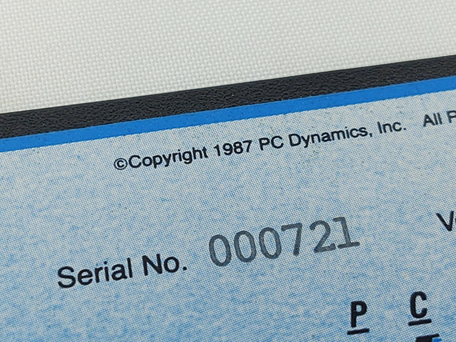 Vintage 1987 PC DYNAMICS Menu Works Version 2.0 Diskette Software Disk #000721