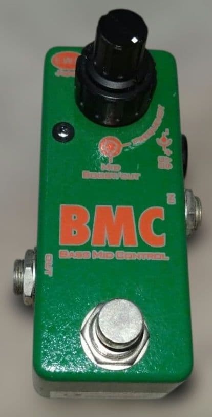 BMC Bass Mid Control Bass Effects Pedal Used, Working No Noise, Some Scratches