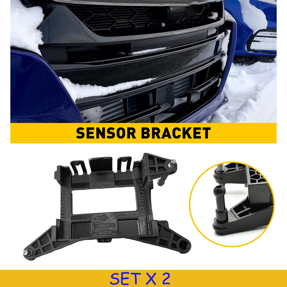 2PCS Front Radar Sensor Cruise Control Body Bracket For Honda Accord 2018-2022