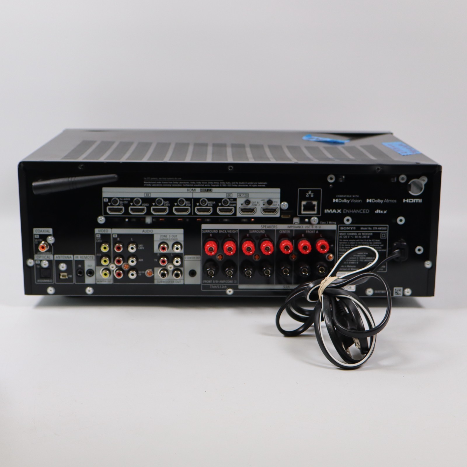 BROKEN FOR PARTS Sony STR-AN1000 Receiver - Powers On - MISSING ONE ANTENNA