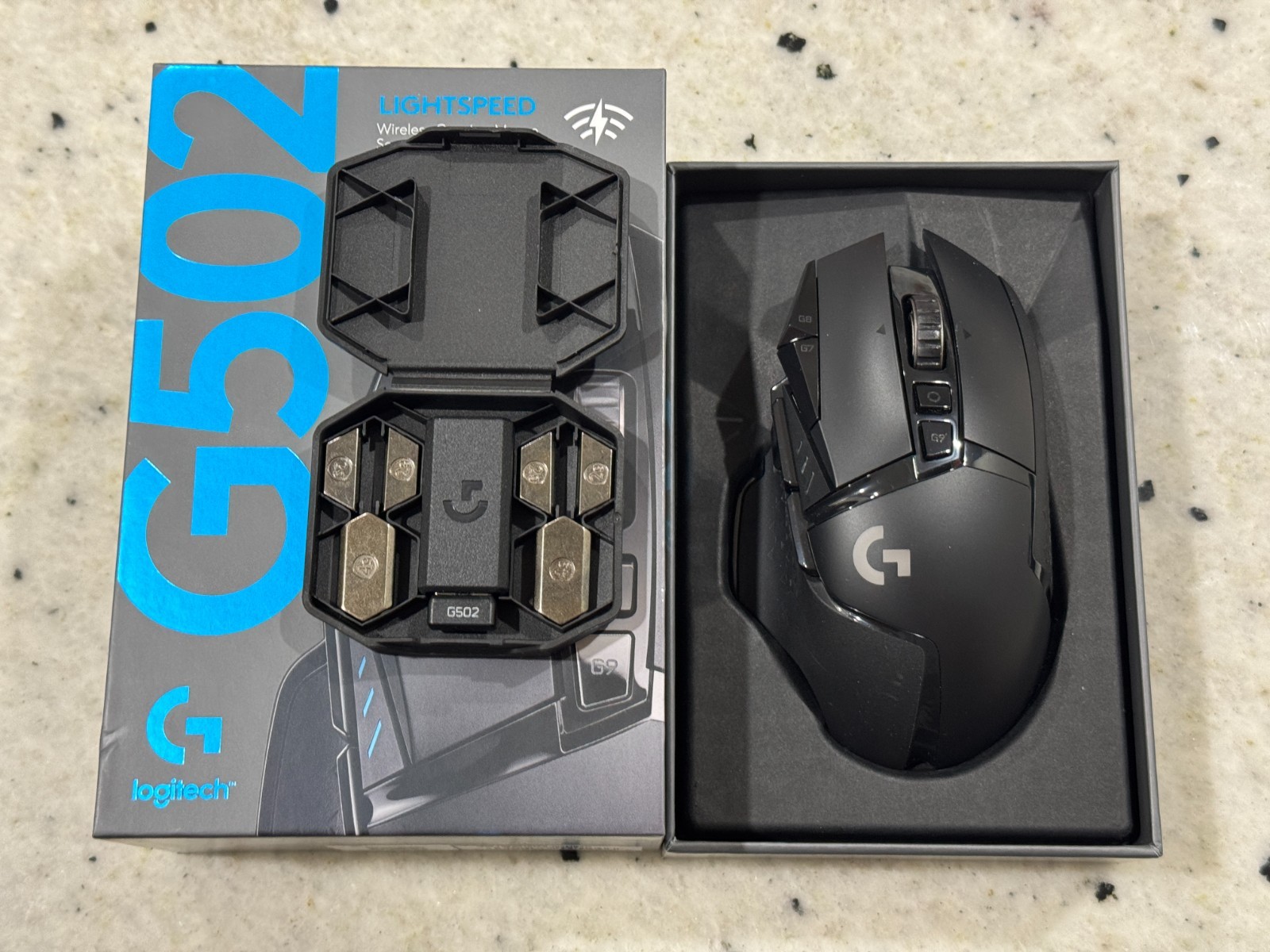 Logitech G502 LightSpeed Wireless Gaming Mouse (910005565) - Black