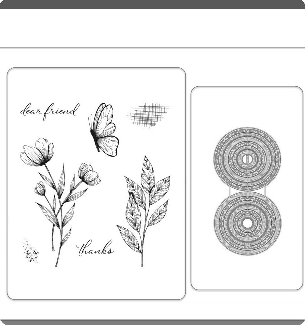 SPOTLIGHT ON NATURE Stamps Cutting Dies DIY Scrapbook Craft Greeting Card