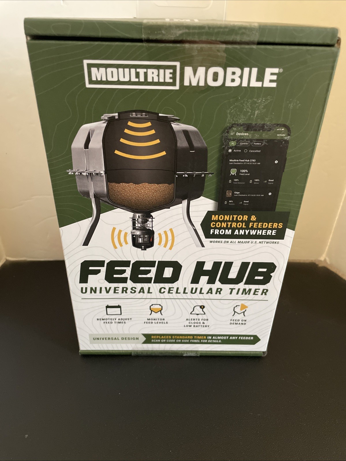 Moultrie Mobile Feed Hub Universal Cellular Timer Sealed