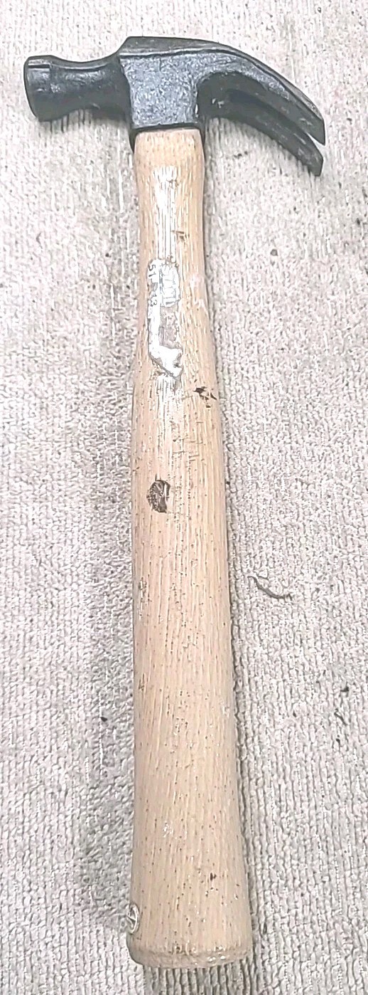 12oz. Stanley claw hammer VINTAGE Tool Free Shipping