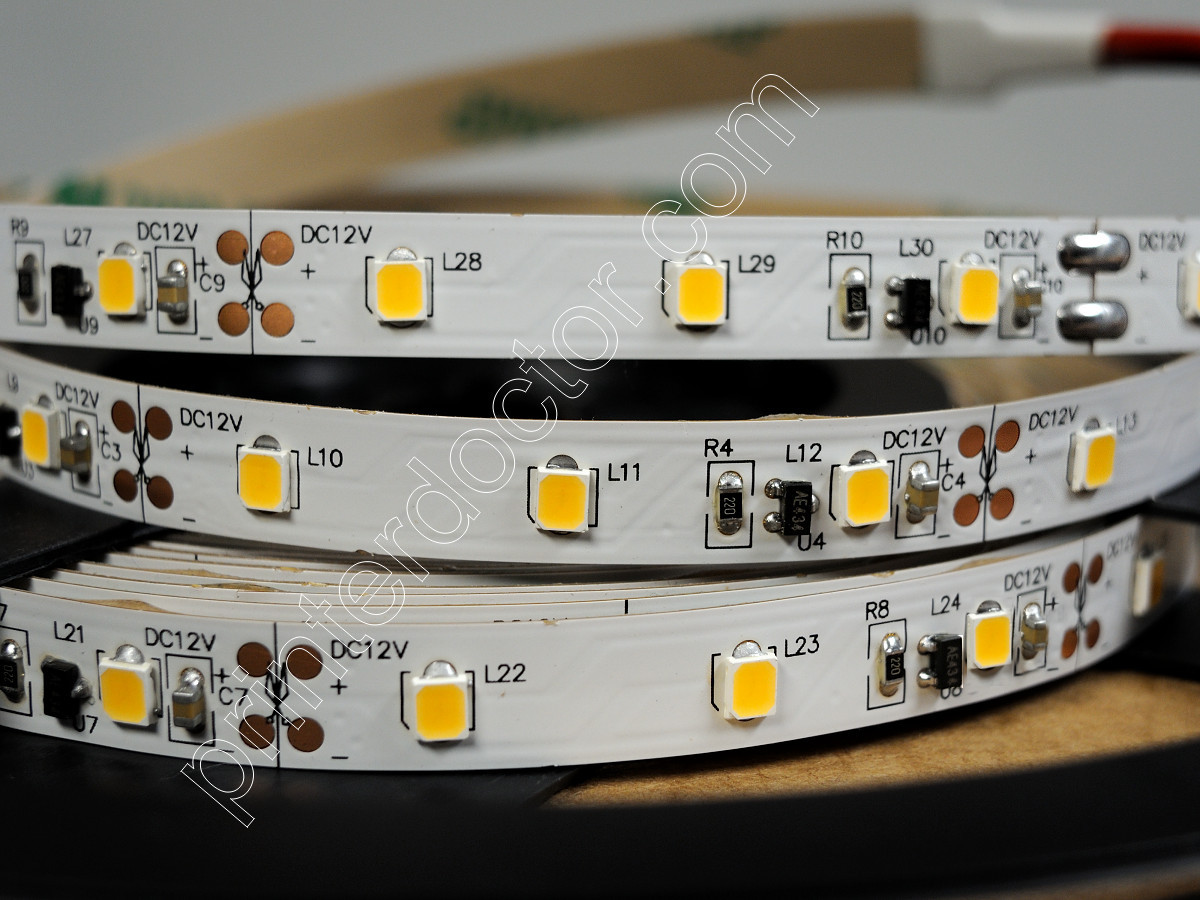 8ft 2835 Epistar Warm White LED strip light current stabilized chip AE434 12-16v