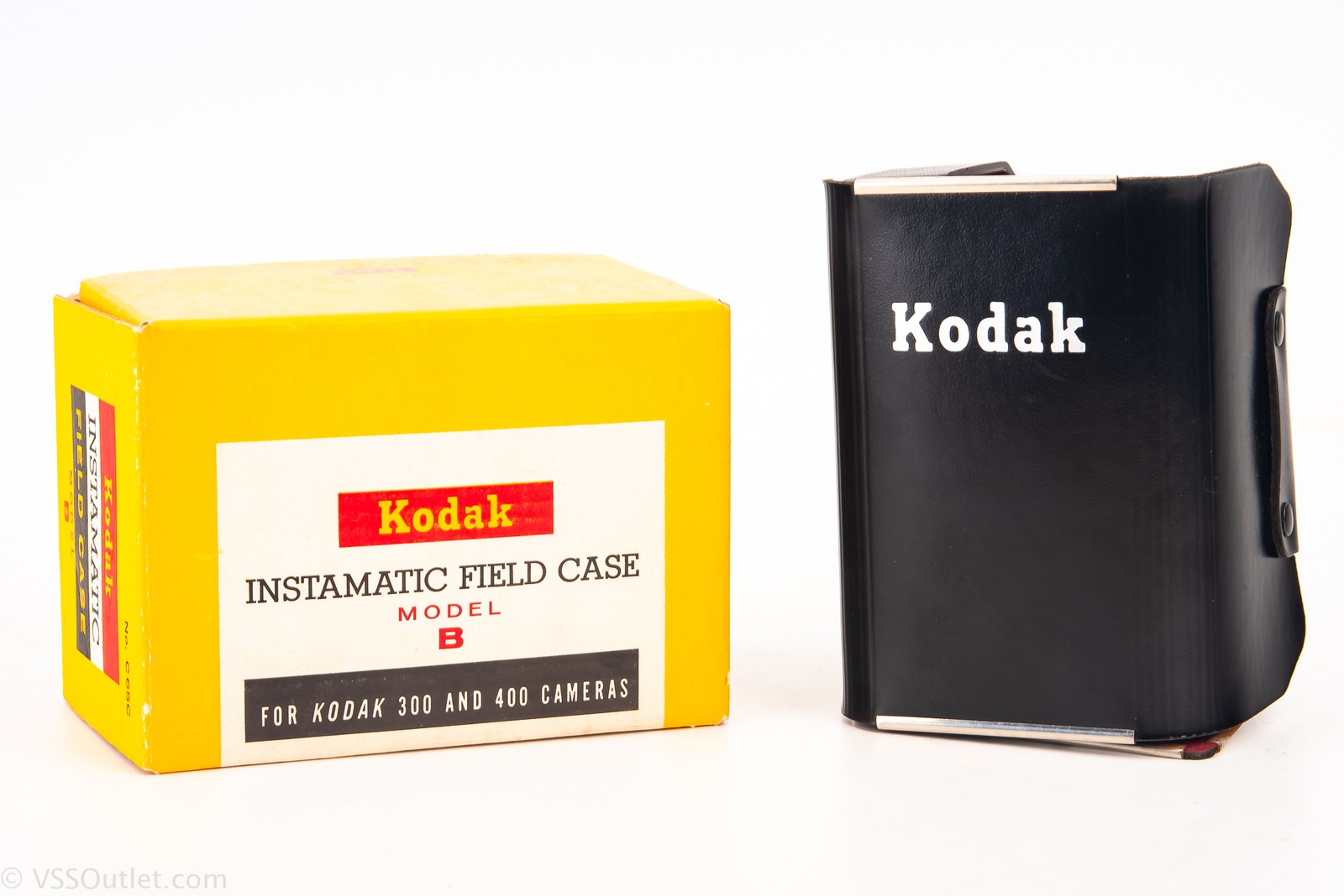 Kodak Instamatic Field Case Model B for 300 and 400 Cameras NEAR MINT V20
