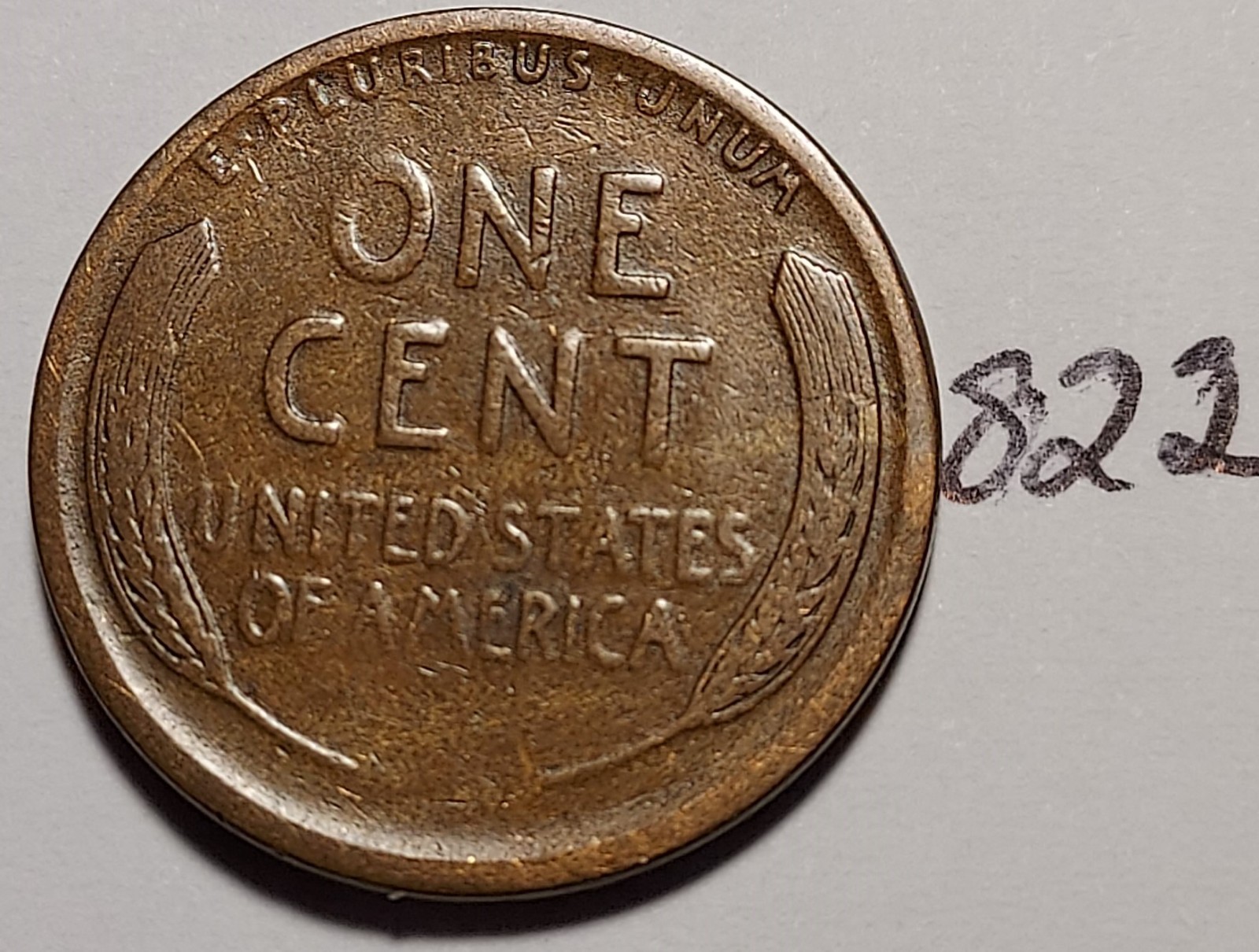1921-S Lincoln Wheat Cent #822