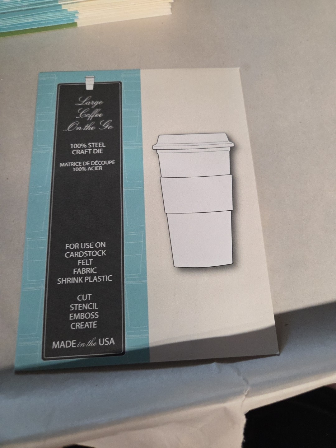 memory box die Large Coffee On The Go
