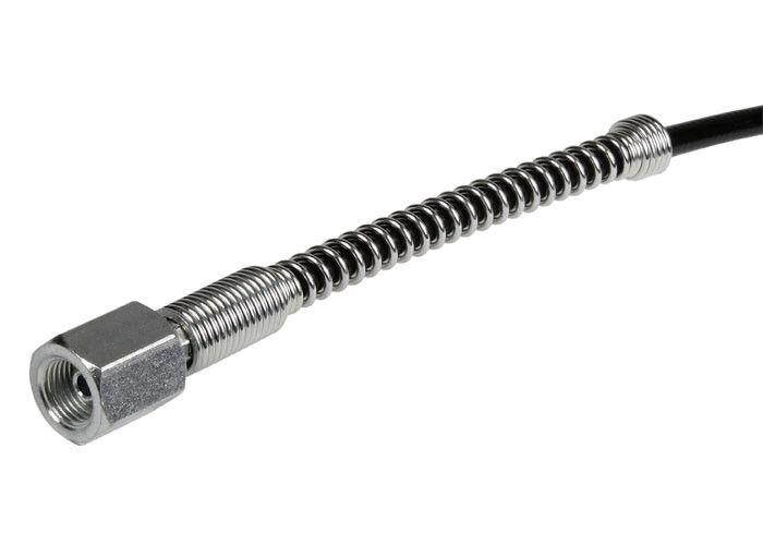 (NEW) Air Venturi Microbore Hose, DN2, Up to 4500 PSI, 1/8" BSPP Connectors, 24"