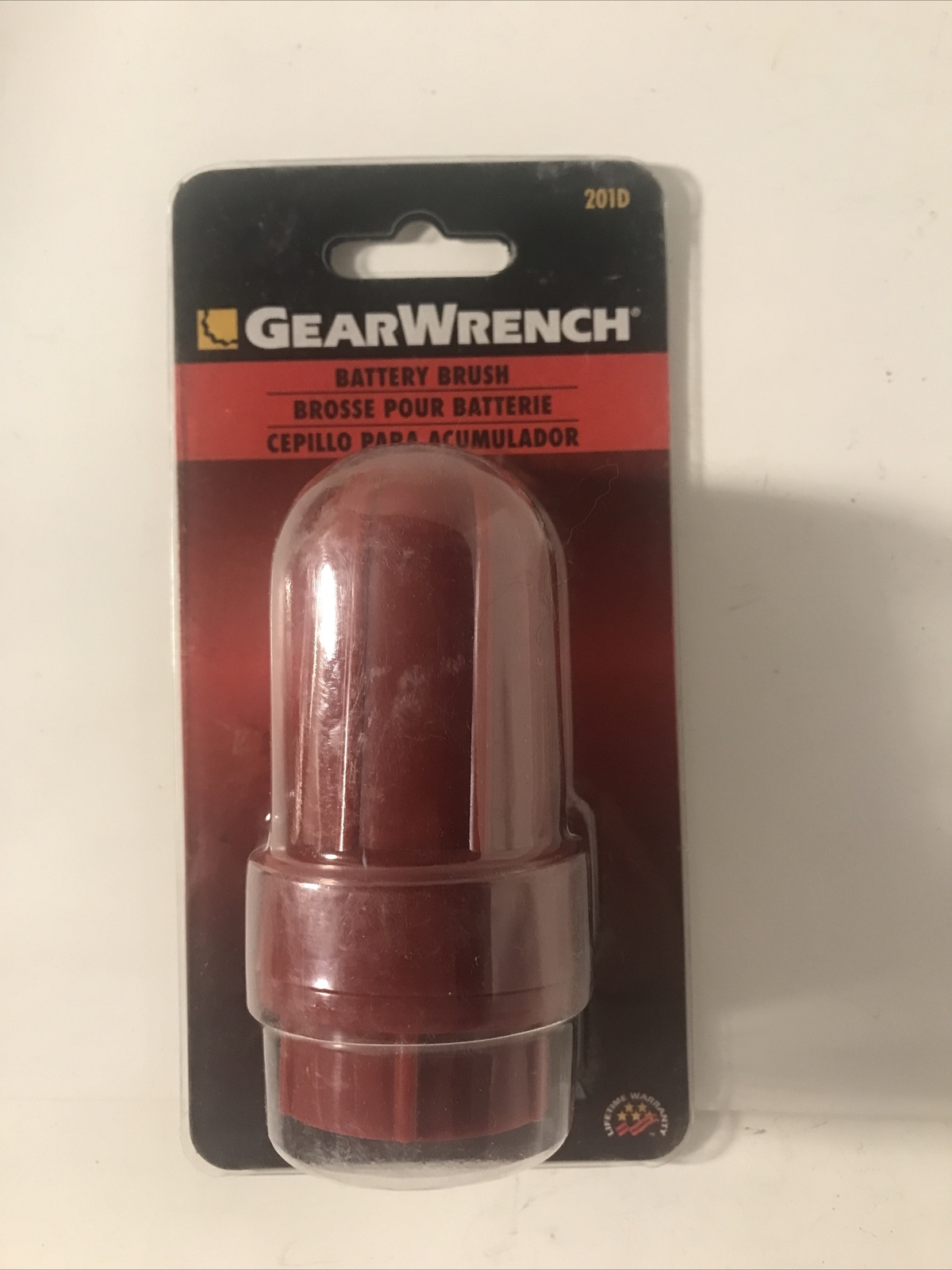 Gearwrench Plastic Battery Brush For Cable Clamps And Posts, 201D, New Item