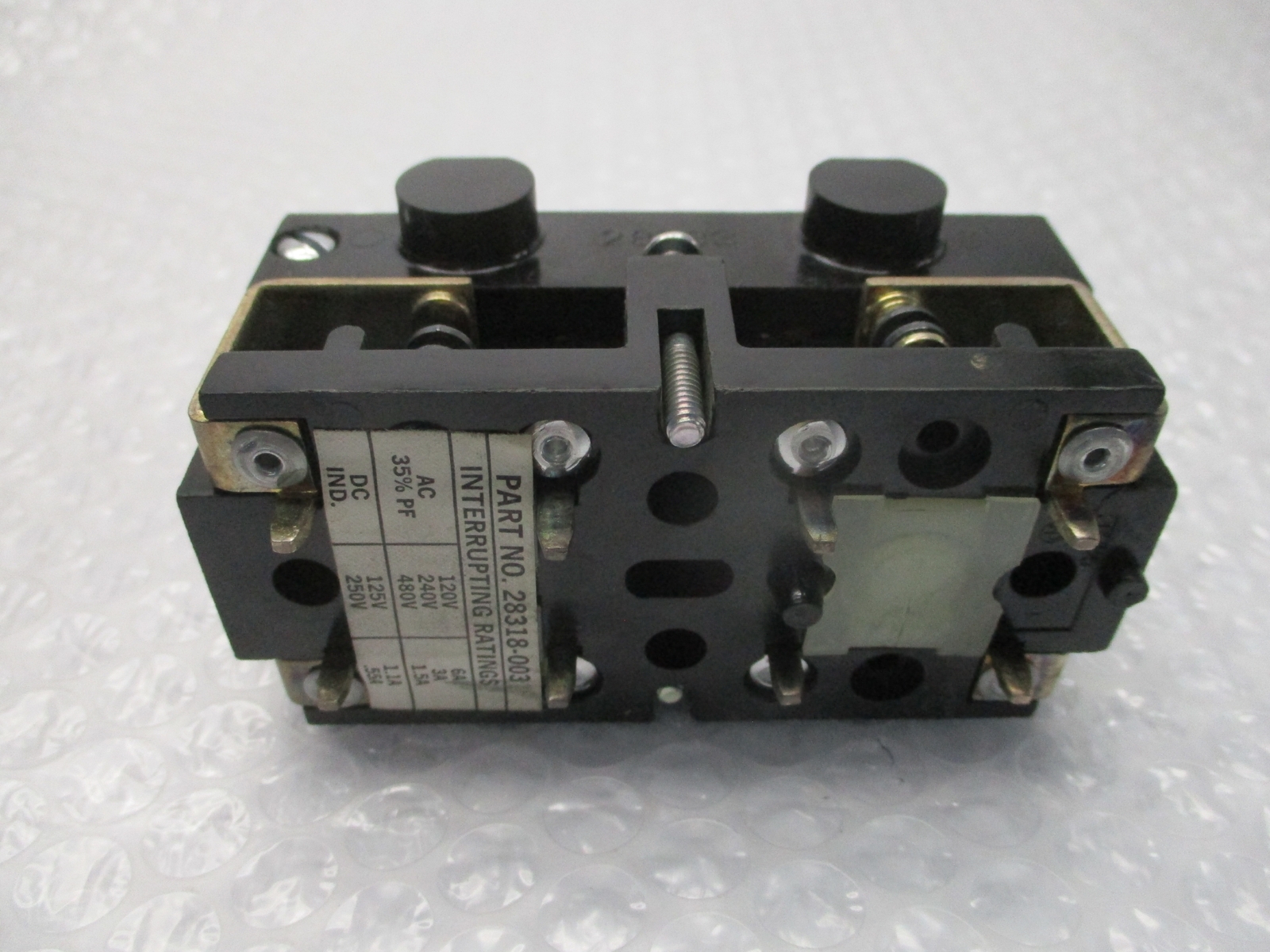 HUBBELL PG3 PUSHBUTTON INSERT NSMP