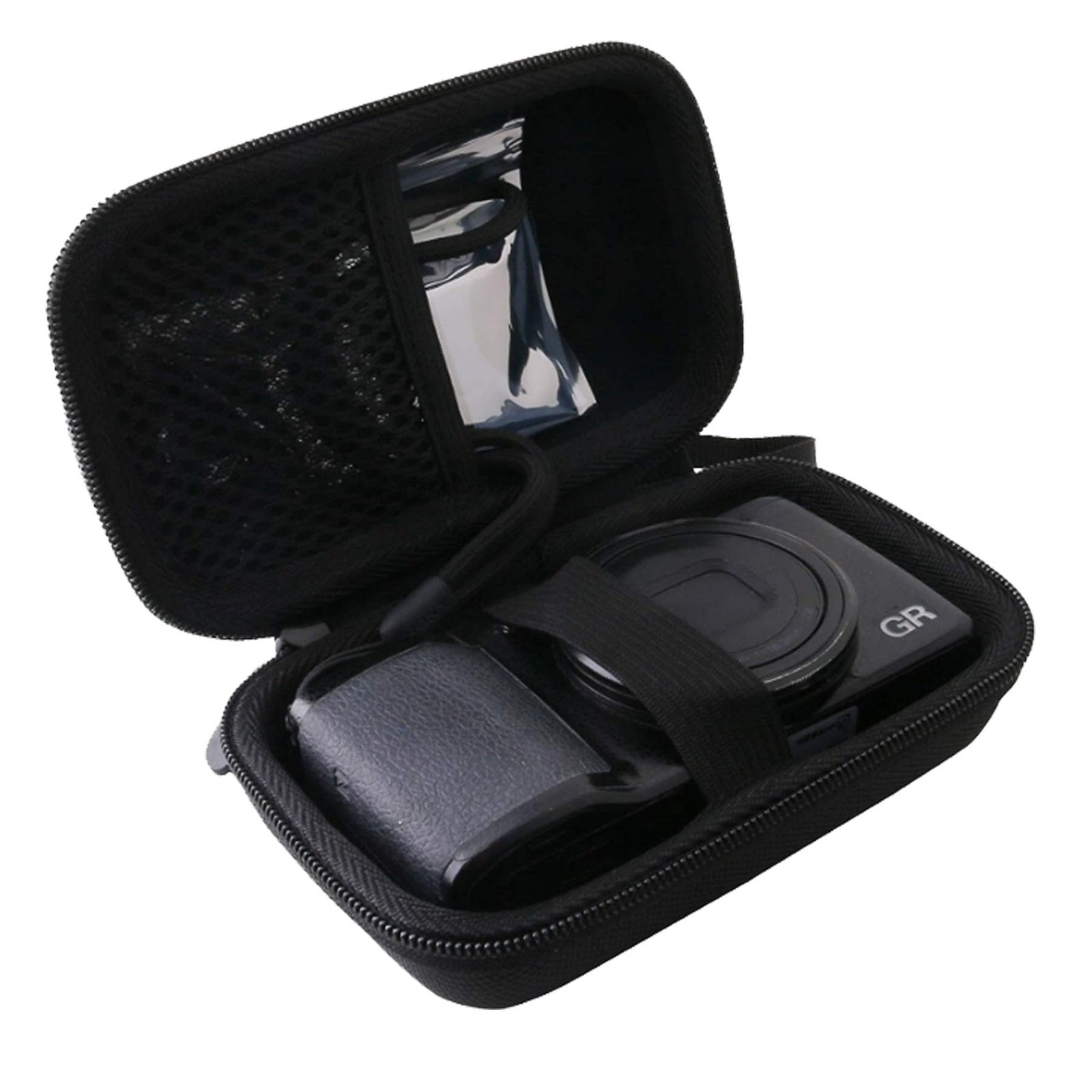 WERJIA Hard EVA Travel Case for Ricoh GR III HDF/GR 5 x 3 x 1.4 inches, Camel