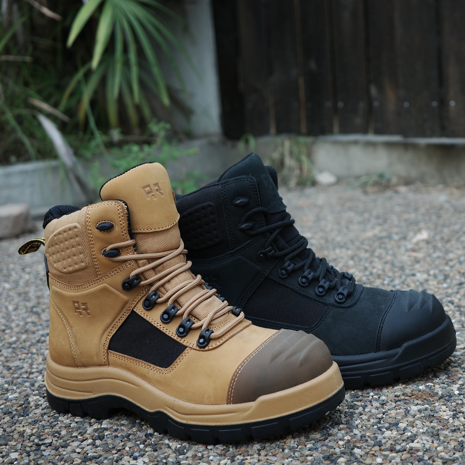 ROCKROOSTER Waterproof Men's Work Safety Boots Composite Toe  EH Nubuck Leather