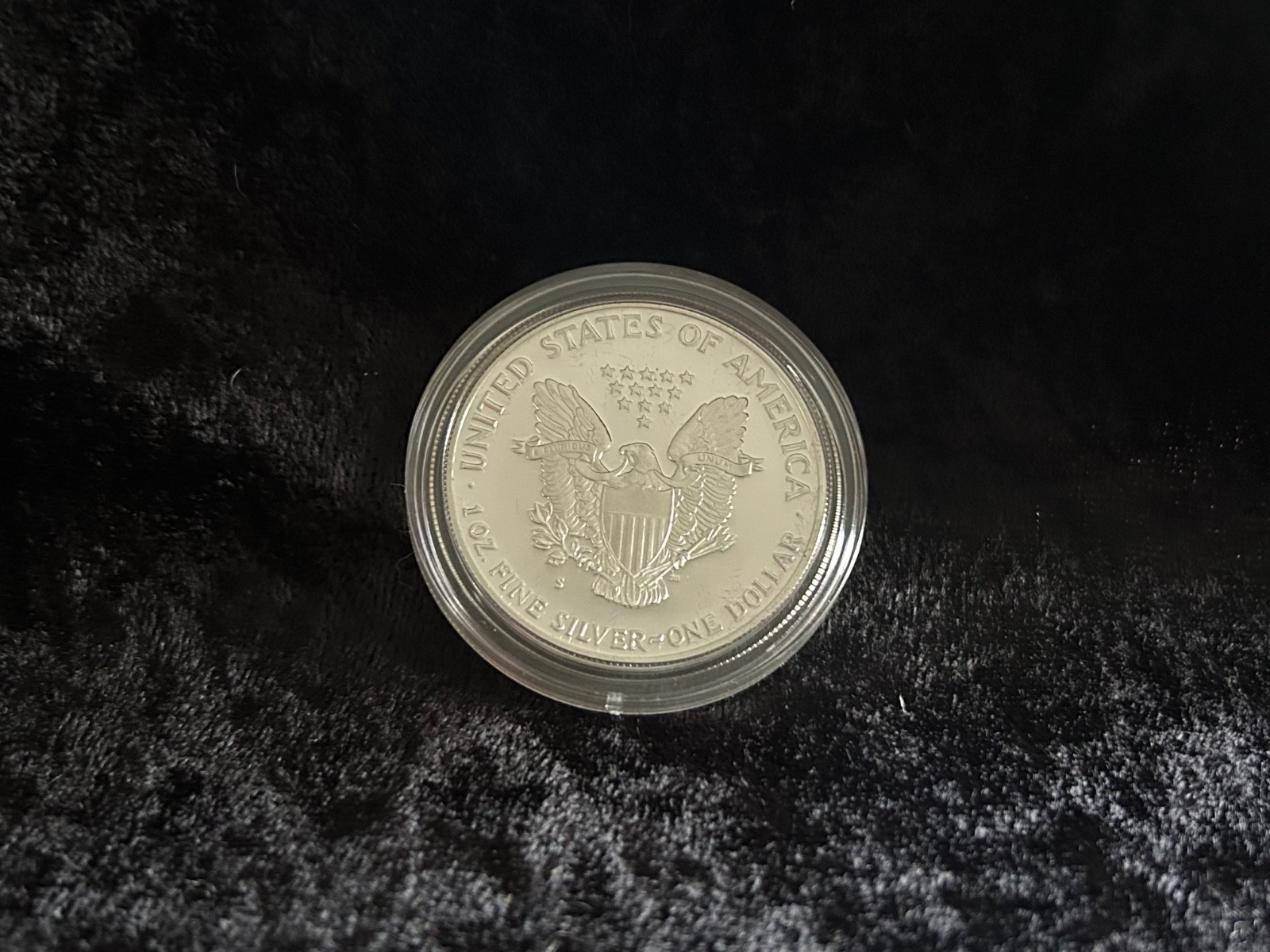 1990 American Eagle One Ounce Proof Silver Bullion Coin w/ Original Box