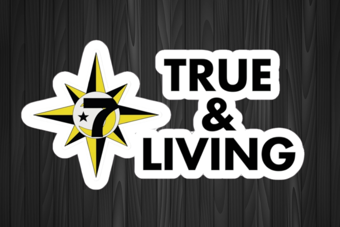 True & Living sticker, nation of gods and earths sticker, 5 percenter sticker 5%