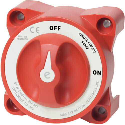 9004E E-Series Single Circuit Battery Switch ON/OFF w/Alternator Disconnect 350A